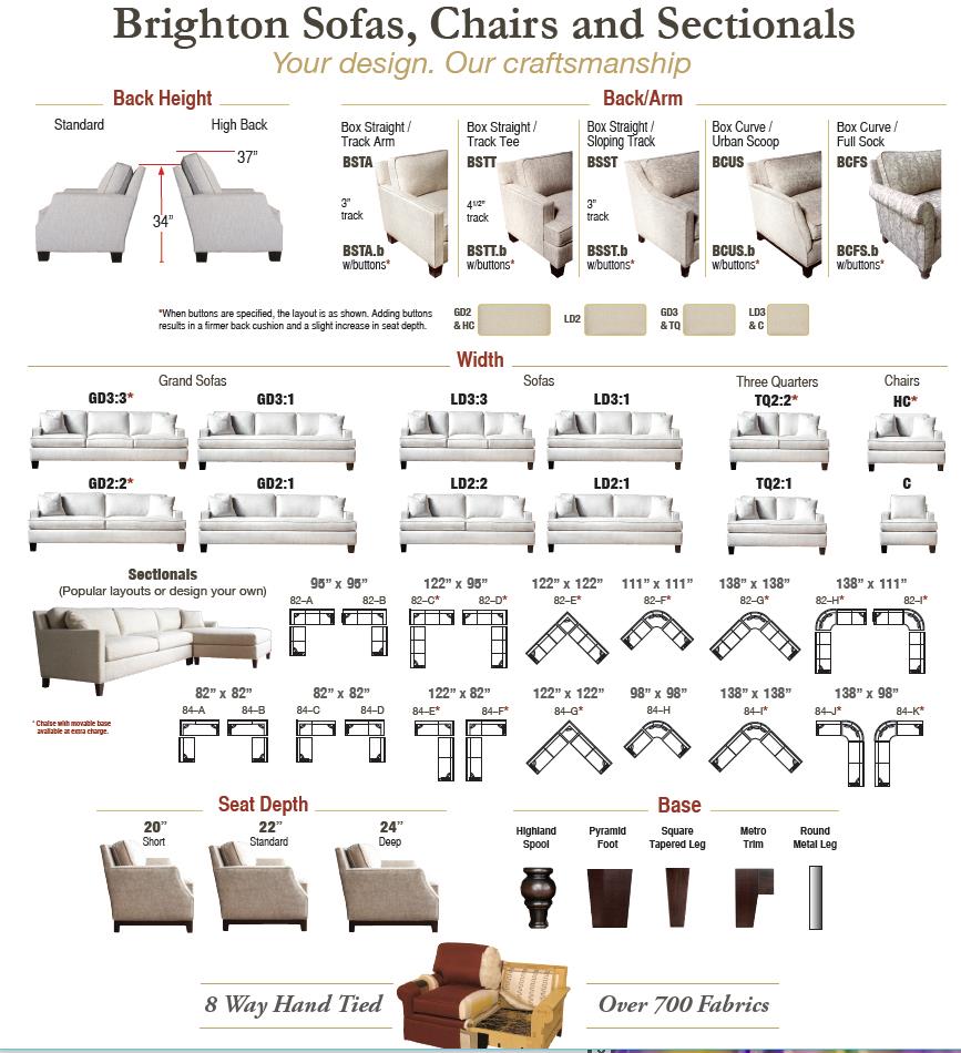 Hallagan Furniture Brighton 84BSTA.bLD2222 Customizable Button Back